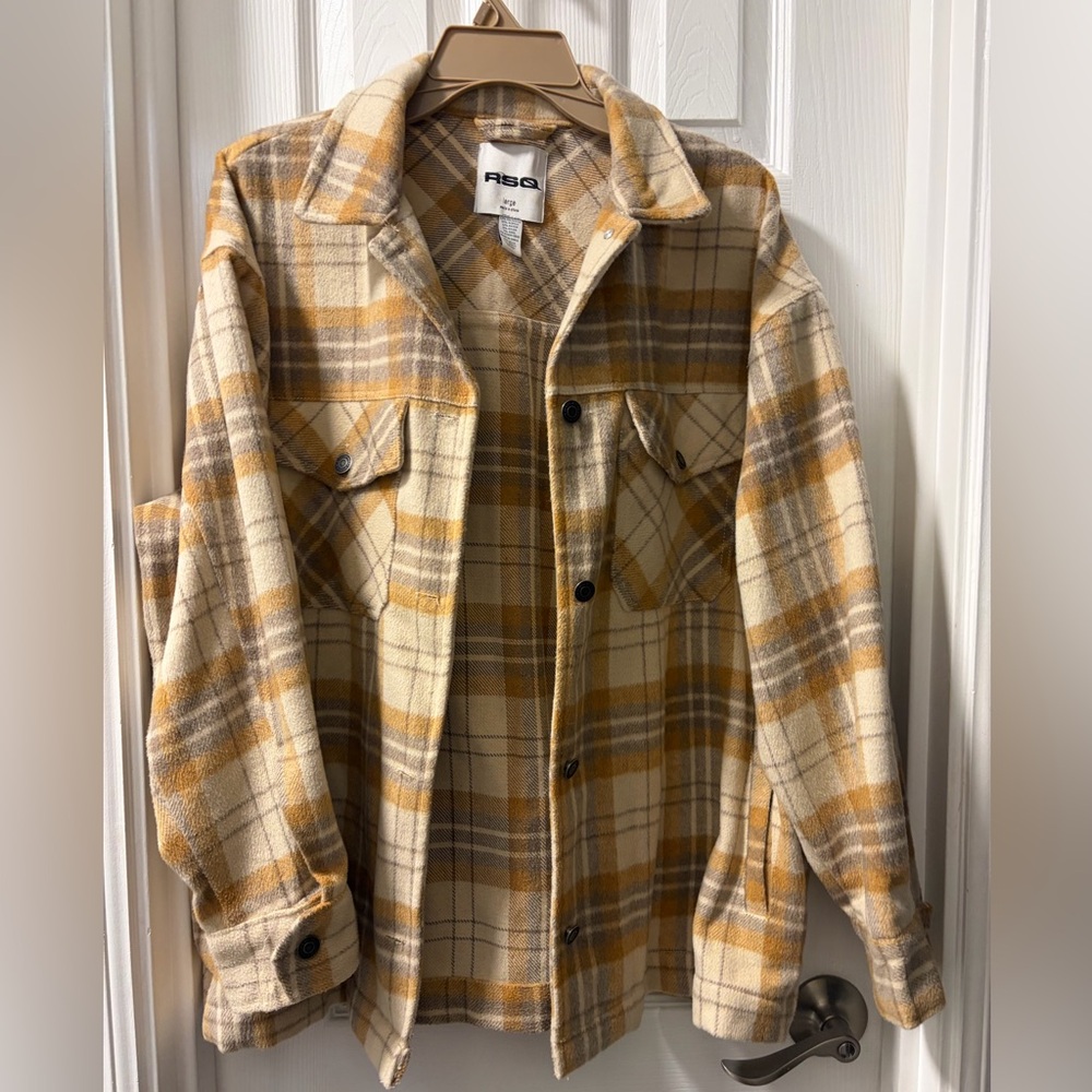 RSQ Flannel Shirt Jacket